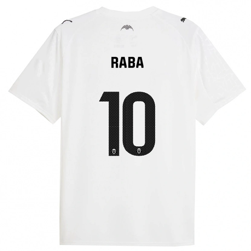 Danxen Dames Dani Raba #10 Wit Zwart Thuisshirt Thuistenue 2025/26 T-Shirt
