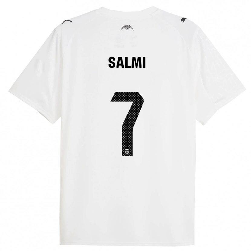 Danxen Dames Iina Salmi #7 Wit Zwart Thuisshirt Thuistenue 2025/26 T-Shirt