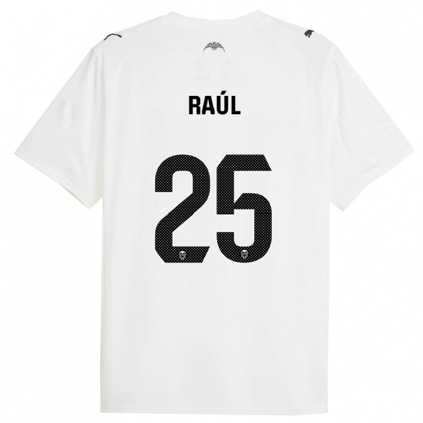 Danxen Dames Raúl Jiménez #25 Wit Zwart Thuisshirt Thuistenue 2025/26 T-Shirt