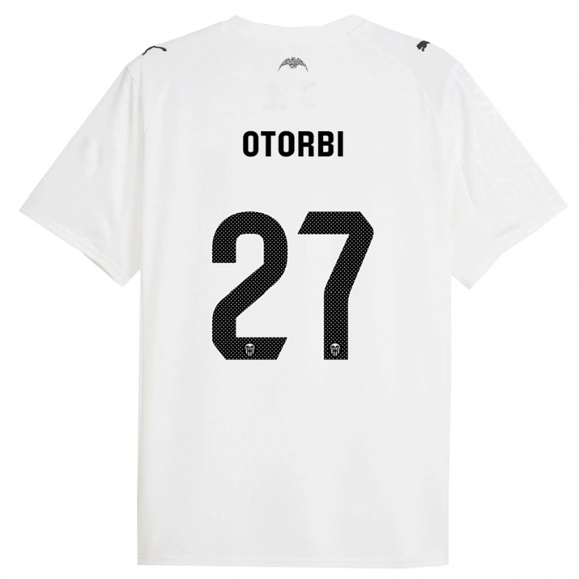 Danxen Dames David Otorbi #27 Wit Zwart Thuisshirt Thuistenue 2025/26 T-Shirt