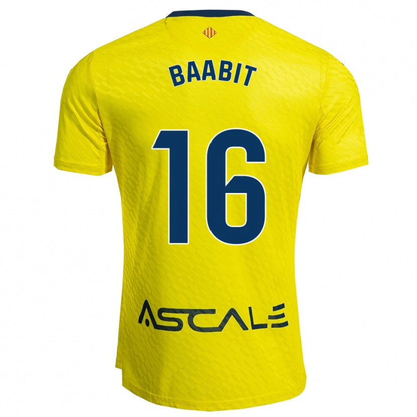 Danxen Dames Adam Baabit #16 Geel Marineblauw Thuisshirt Thuistenue 2025/26 T-Shirt