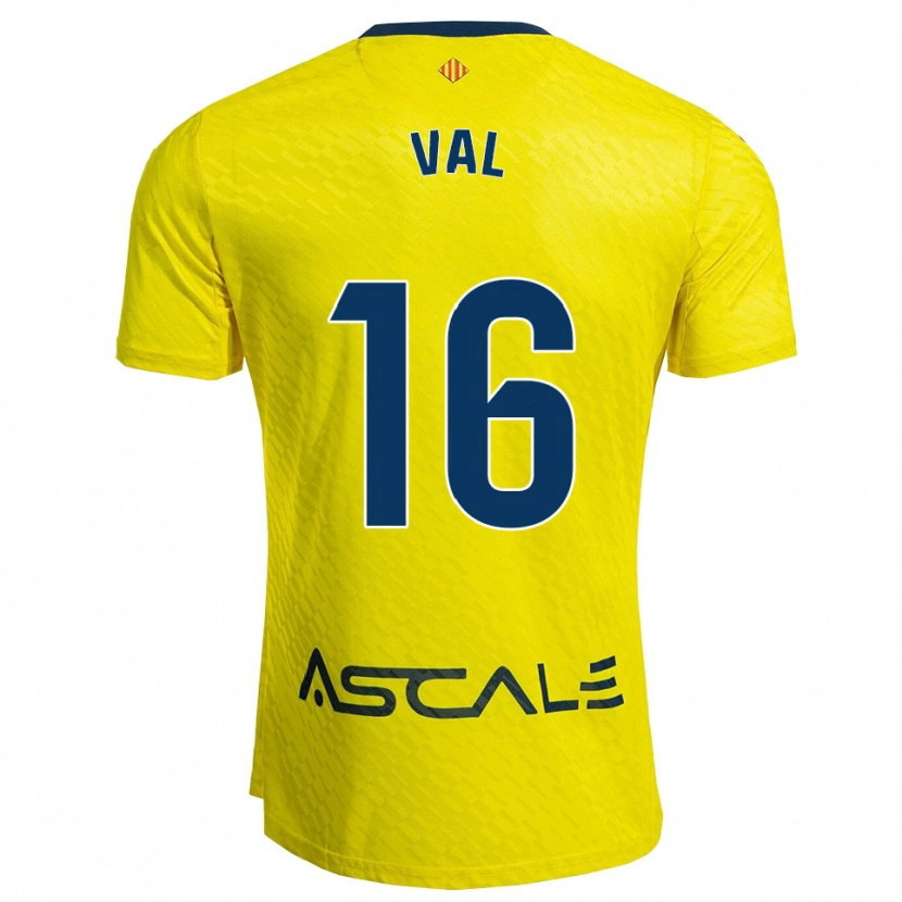 Danxen Dames Brais Val #16 Geel Marineblauw Thuisshirt Thuistenue 2025/26 T-Shirt