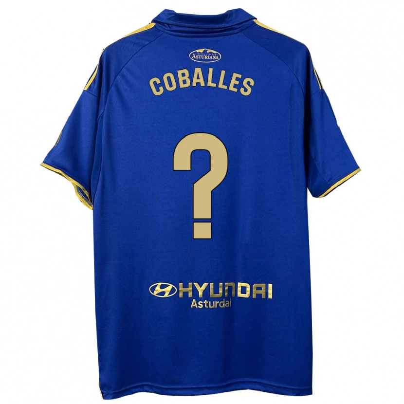 Danxen Dames Jaime Coballes #0 Blauw Goud Thuisshirt Thuistenue 2025/26 T-Shirt
