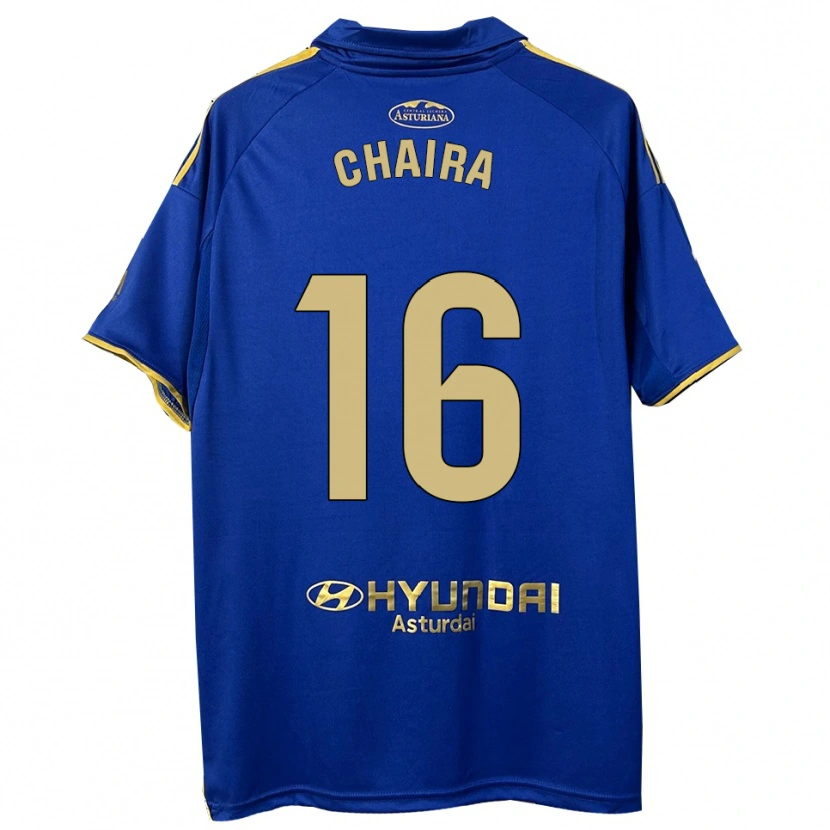 Danxen Dames Ilyas Chaira #16 Blauw Goud Thuisshirt Thuistenue 2025/26 T-Shirt