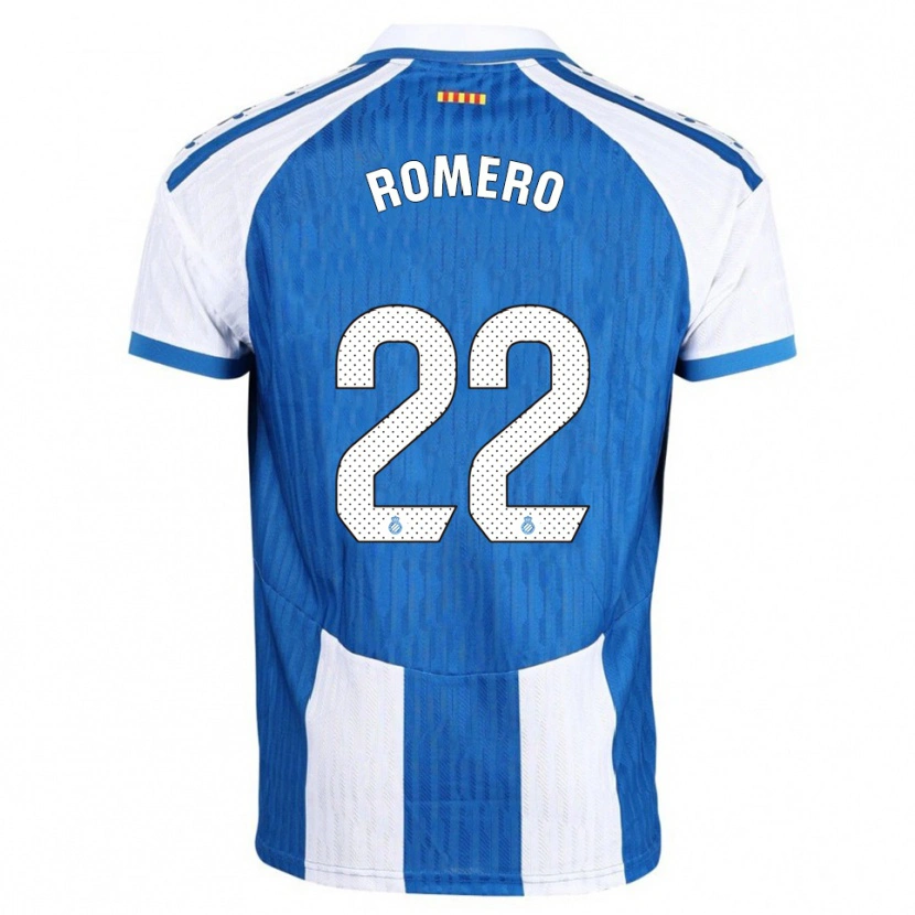 Danxen Dames Carlos Romero #22 Blauw Wit Thuisshirt Thuistenue 2025/26 T-Shirt