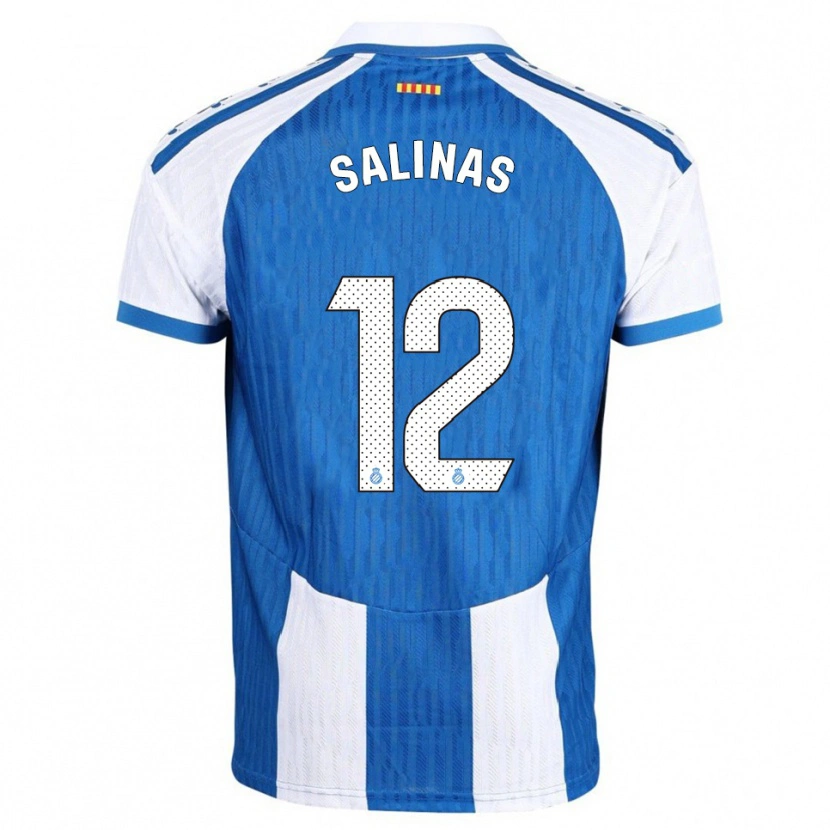 Danxen Dames José Salinas #12 Blauw Wit Thuisshirt Thuistenue 2025/26 T-Shirt