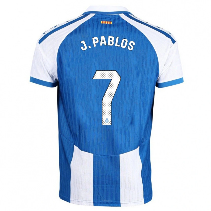 Danxen Dames Judith Pablos Garrido #7 Blauw Wit Thuisshirt Thuistenue 2025/26 T-Shirt