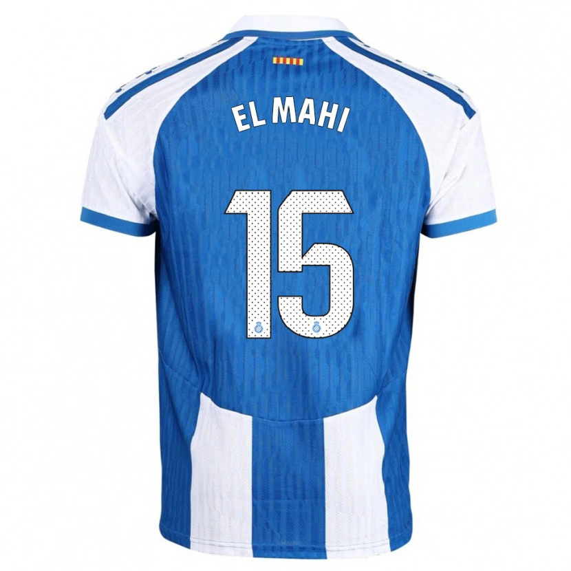 Danxen Dames Mohamed El Mahi #15 Blauw Wit Thuisshirt Thuistenue 2025/26 T-Shirt