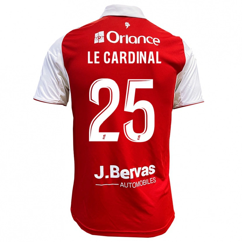 Danxen Dames Julien Le Cardinal #25 Rood Wit Thuisshirt Thuistenue 2025/26 T-Shirt