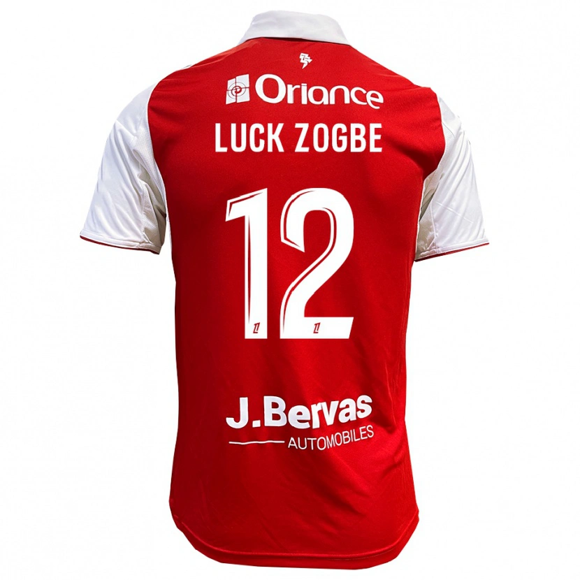 Danxen Dames Luck Zogbé #12 Rood Wit Thuisshirt Thuistenue 2025/26 T-Shirt