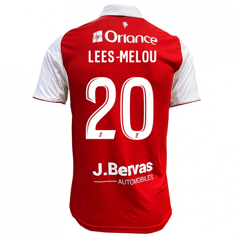 Danxen Dames Pierre Lees-Melou #20 Rood Wit Thuisshirt Thuistenue 2025/26 T-Shirt