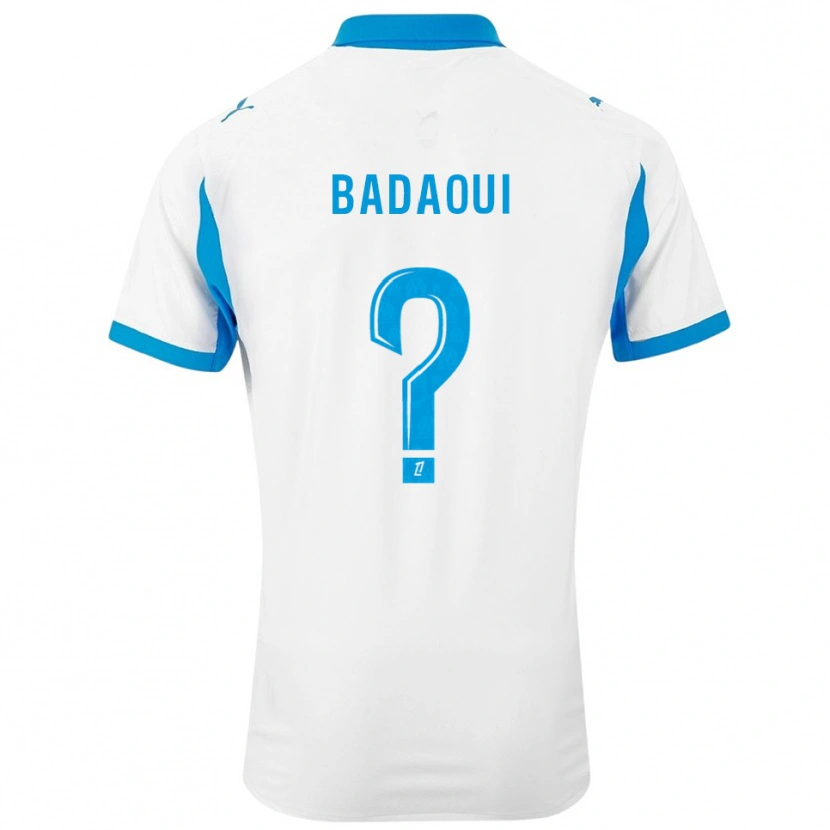 Danxen Dames Yassine Badaoui #0 Wit Hemelsblauw Thuisshirt Thuistenue 2025/26 T-Shirt