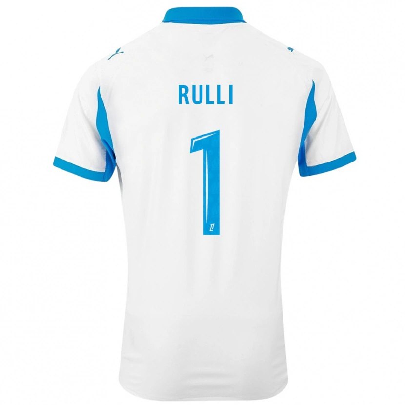 Danxen Dames Gerónimo Rulli #1 Wit Hemelsblauw Thuisshirt Thuistenue 2025/26 T-Shirt