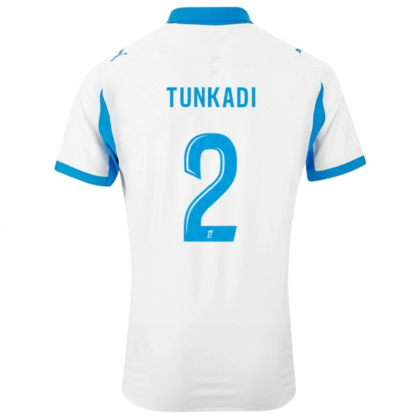 Danxen Dames Alexandre Tunkadi #2 Wit Hemelsblauw Thuisshirt Thuistenue 2025/26 T-Shirt