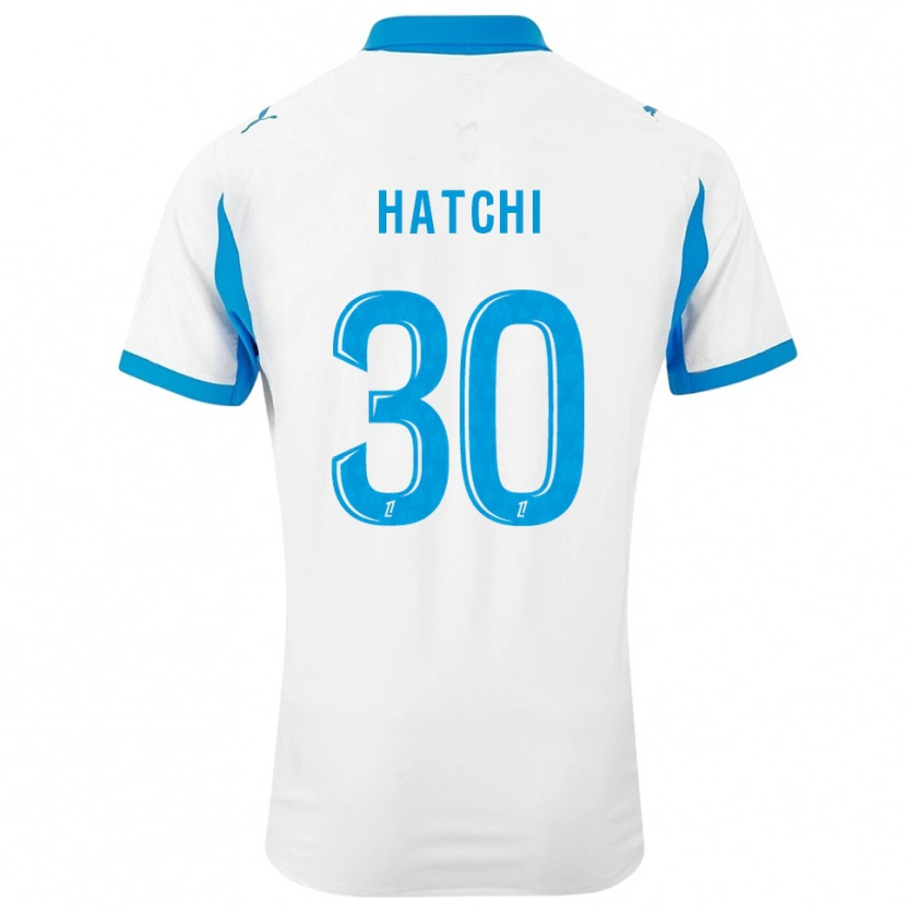 Danxen Dames Anaïs Hatchi #30 Wit Hemelsblauw Thuisshirt Thuistenue 2025/26 T-Shirt