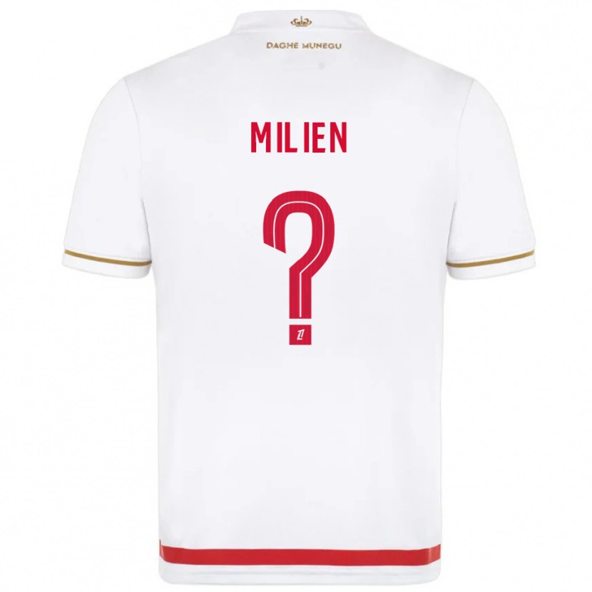 Danxen Dames Kenley Milien #0 Rood Wit Thuisshirt Thuistenue 2025/26 T-Shirt