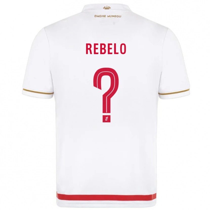 Danxen Dames Tiago Rebelo #0 Rood Wit Thuisshirt Thuistenue 2025/26 T-Shirt