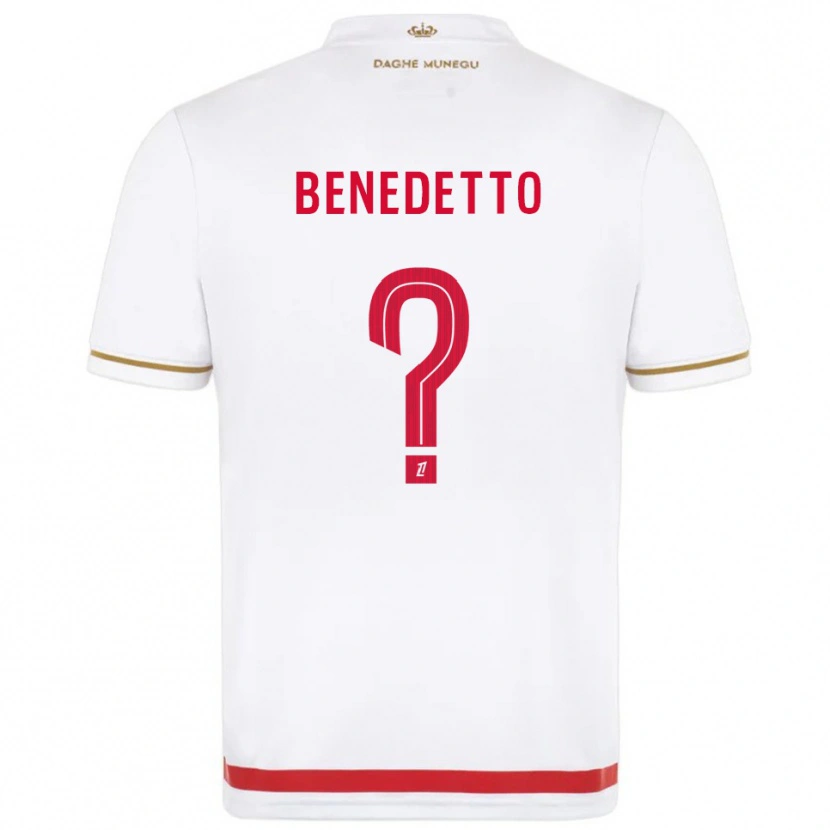 Danxen Dames Antéo Benedetto #0 Rood Wit Thuisshirt Thuistenue 2025/26 T-Shirt