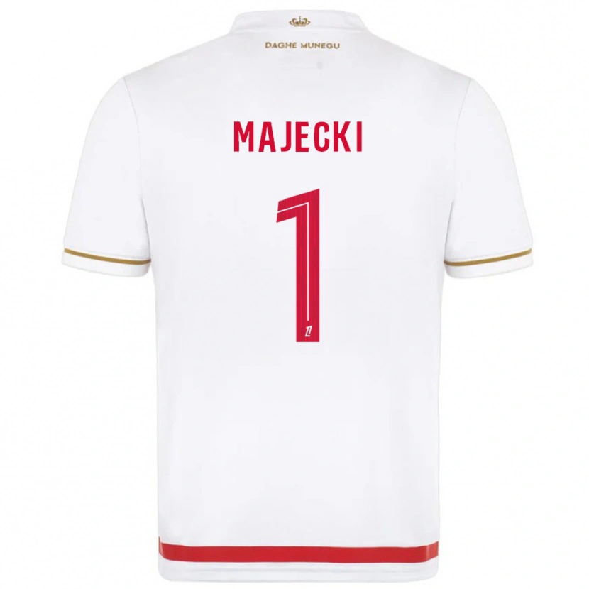 Danxen Dames Radoslaw Majecki #1 Rood Wit Thuisshirt Thuistenue 2025/26 T-Shirt