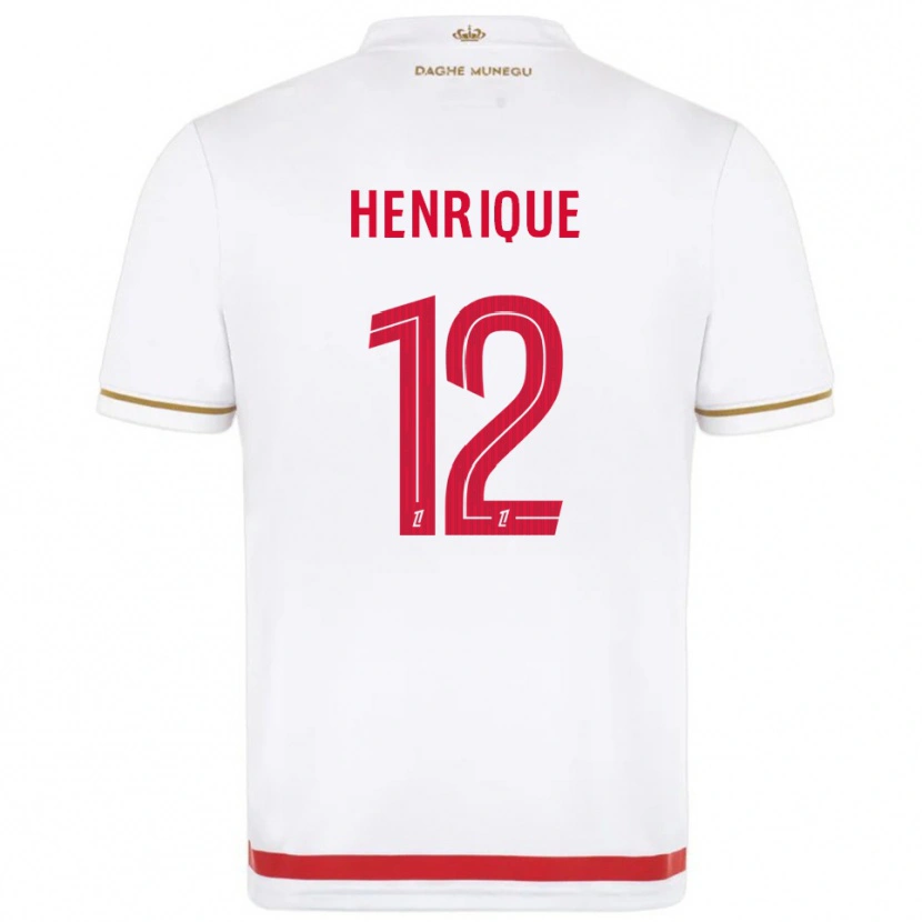Danxen Dames Caio Henrique #12 Rood Wit Thuisshirt Thuistenue 2025/26 T-Shirt