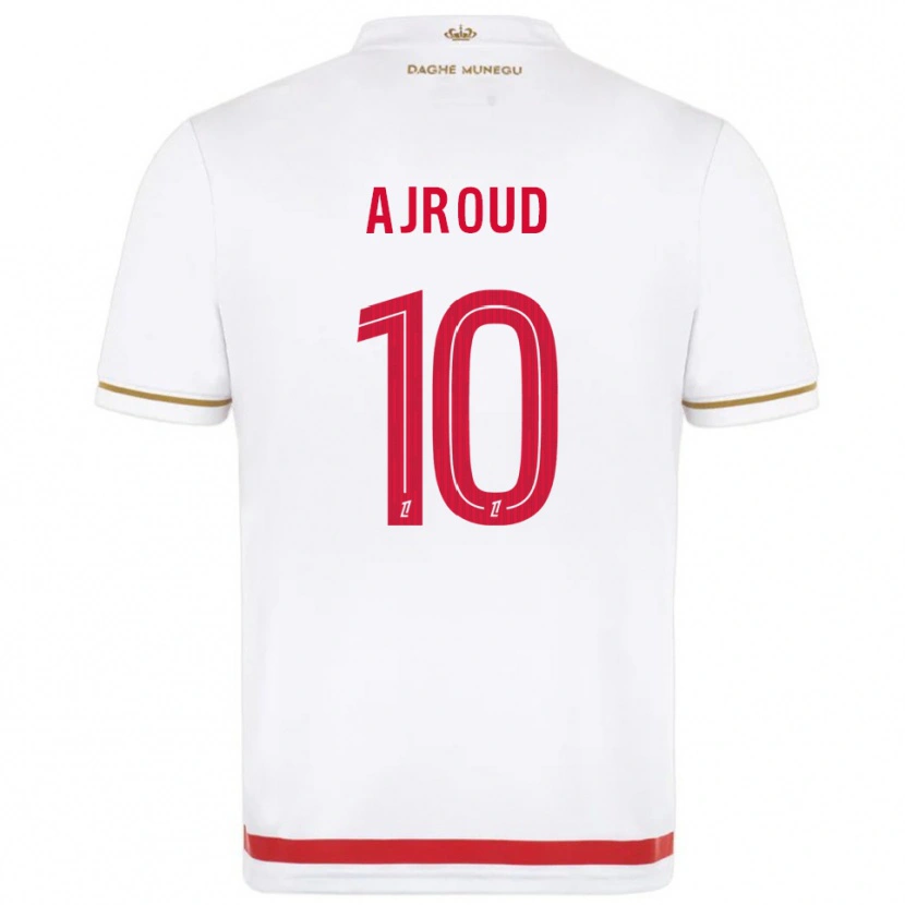 Danxen Dames Najd Ajroud #10 Rood Wit Thuisshirt Thuistenue 2025/26 T-Shirt