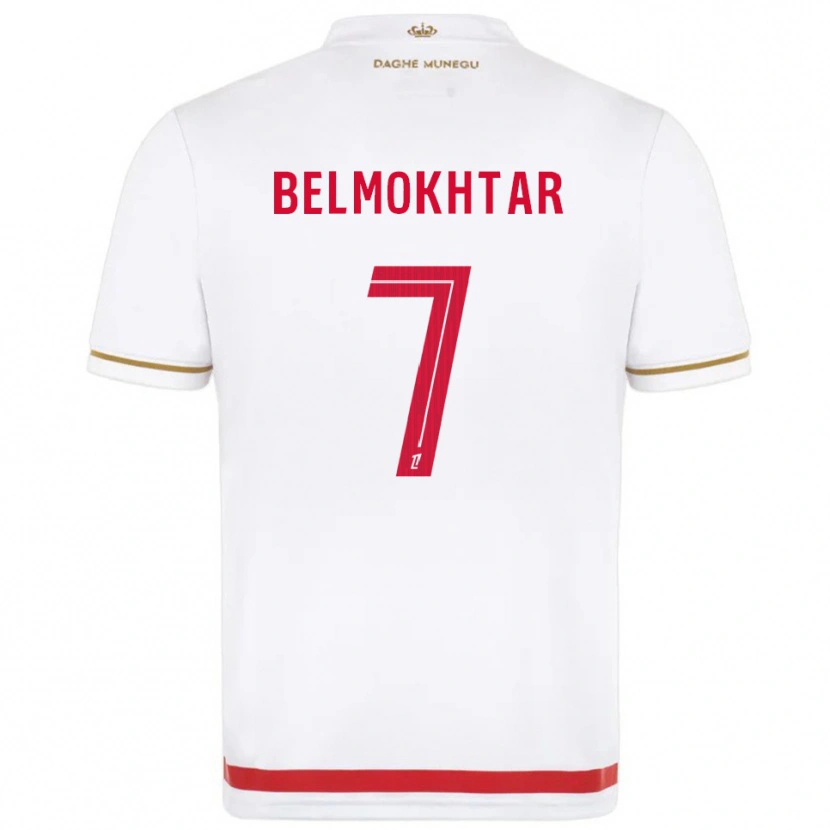 Danxen Dames Ilies Belmokhtar #7 Rood Wit Thuisshirt Thuistenue 2025/26 T-Shirt