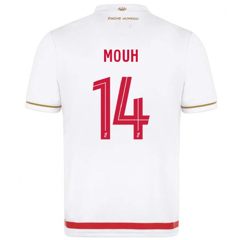 Danxen Dames Yasir Mouh #14 Rood Wit Thuisshirt Thuistenue 2025/26 T-Shirt