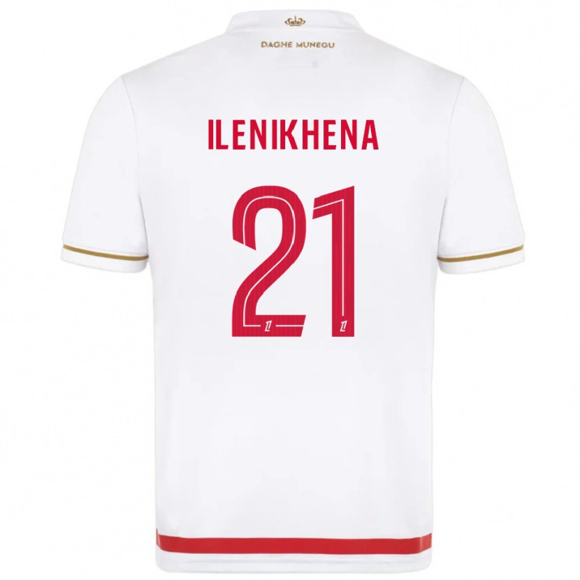 Danxen Dames George Ilenikhena #21 Rood Wit Thuisshirt Thuistenue 2025/26 T-Shirt