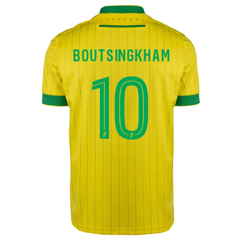 Danxen Dames Hugo Boutsingkham #10 Geel Groen Thuisshirt Thuistenue 2025/26 T-Shirt