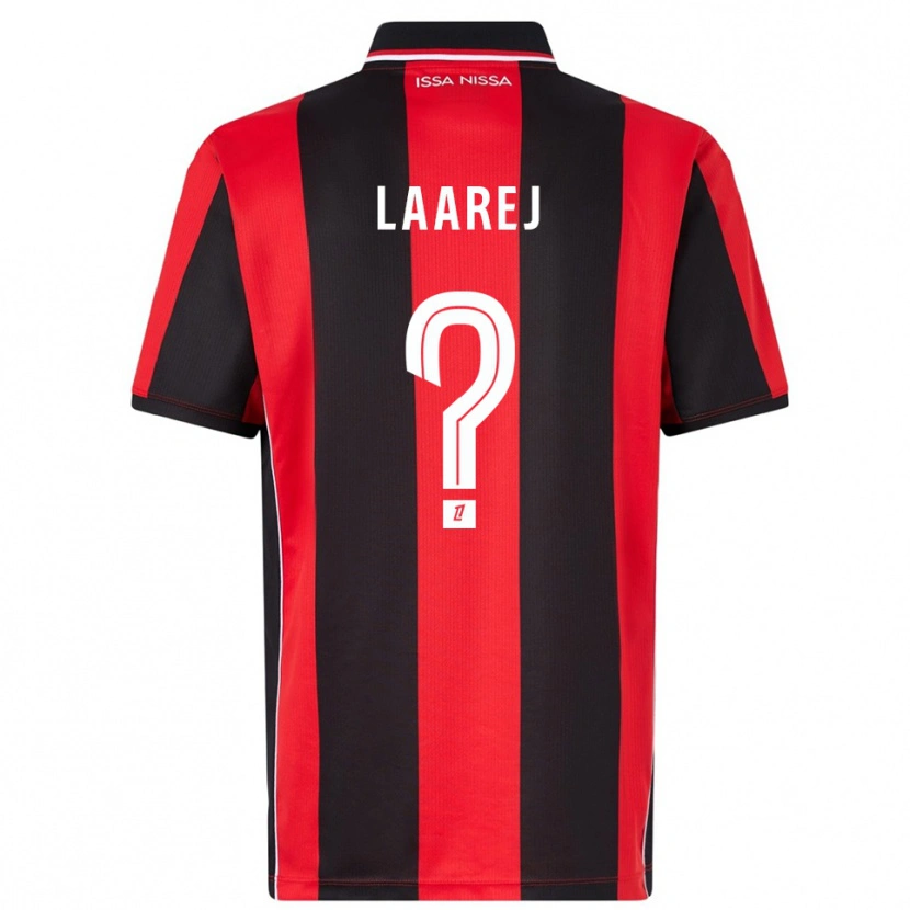 Danxen Dames Nassim Laarej #0 Rood Zwart Thuisshirt Thuistenue 2025/26 T-Shirt