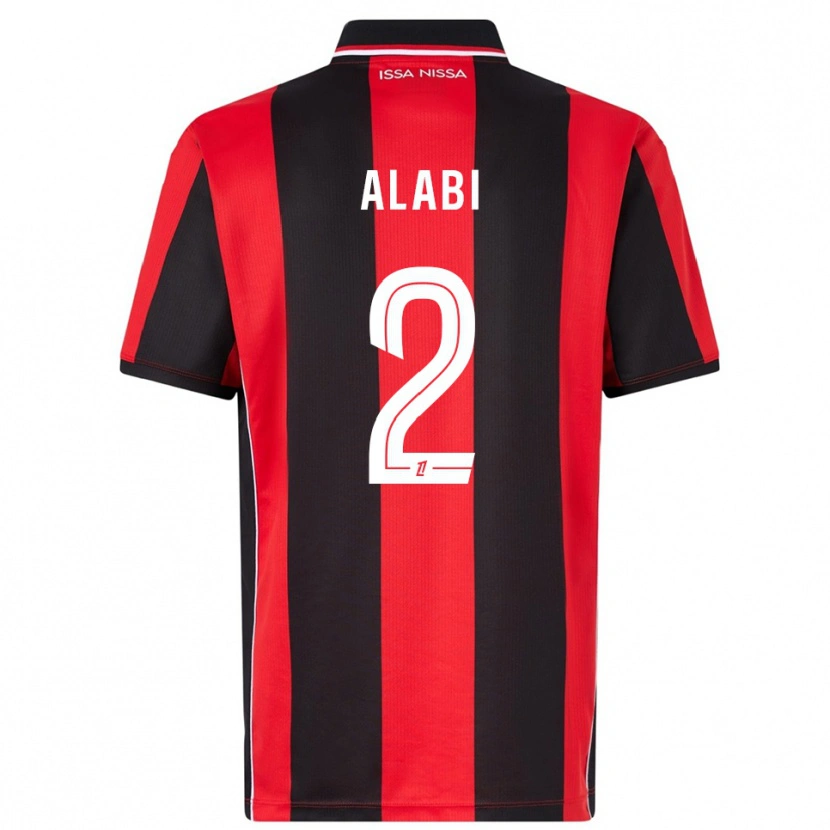Danxen Dames Kayyum Alabi #2 Rood Zwart Thuisshirt Thuistenue 2025/26 T-Shirt