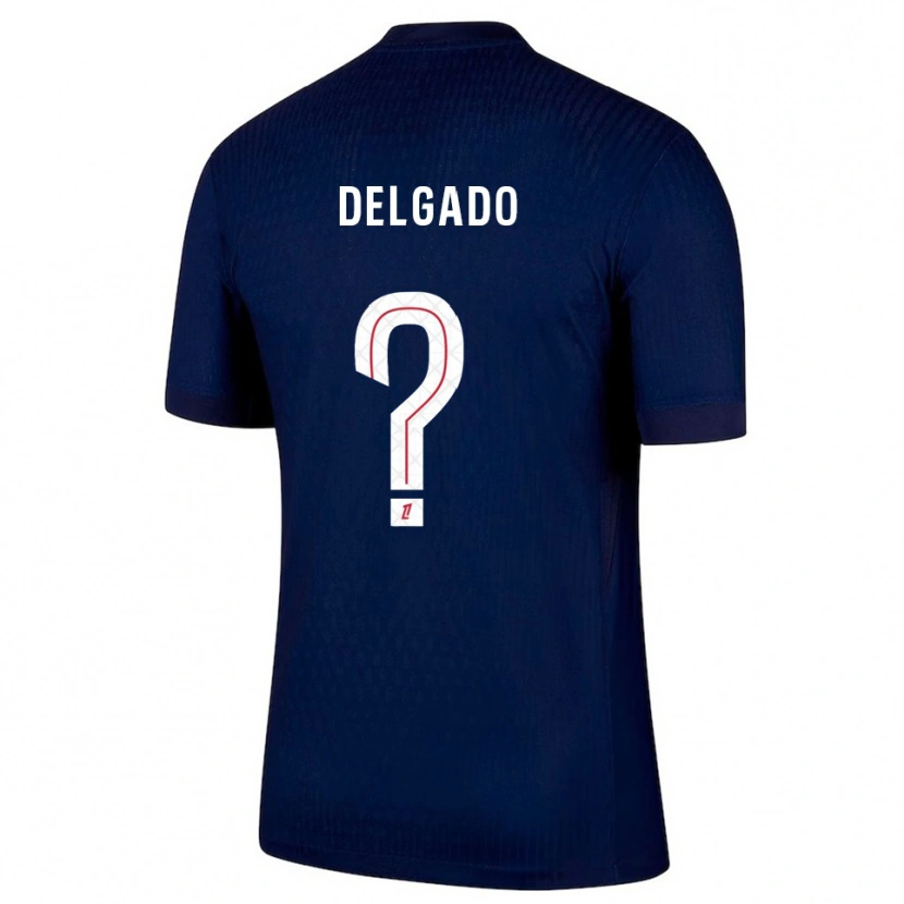 Danxen Dames Camron Delgado #0 Marineblauw Rood Thuisshirt Thuistenue 2025/26 T-Shirt