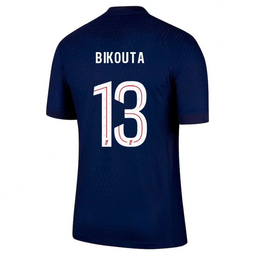 Danxen Dames Dan-Patrice Bikouta #13 Marineblauw Rood Thuisshirt Thuistenue 2025/26 T-Shirt