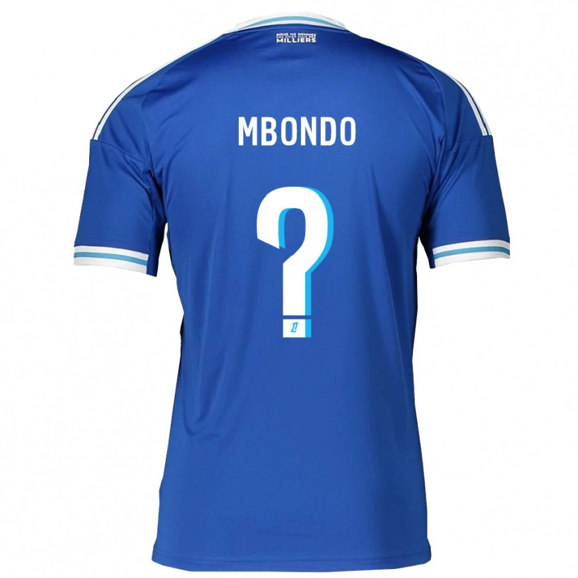 Danxen Dames Fredy André Mbondo #0 Blauw Wit Thuisshirt Thuistenue 2025/26 T-Shirt