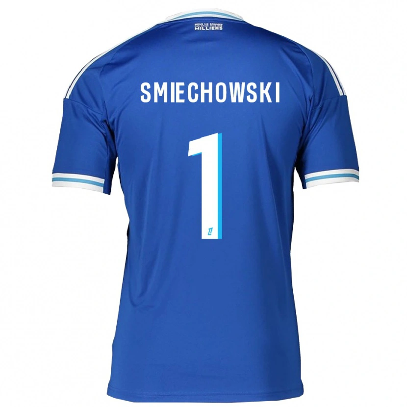 Danxen Dames Artur Smiechowski #1 Blauw Wit Thuisshirt Thuistenue 2025/26 T-Shirt