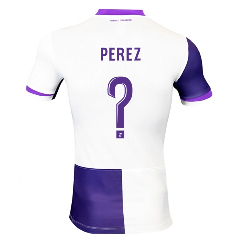 Danxen Dames Giacomo Perez #0 Paars Wit Thuisshirt Thuistenue 2025/26 T-Shirt