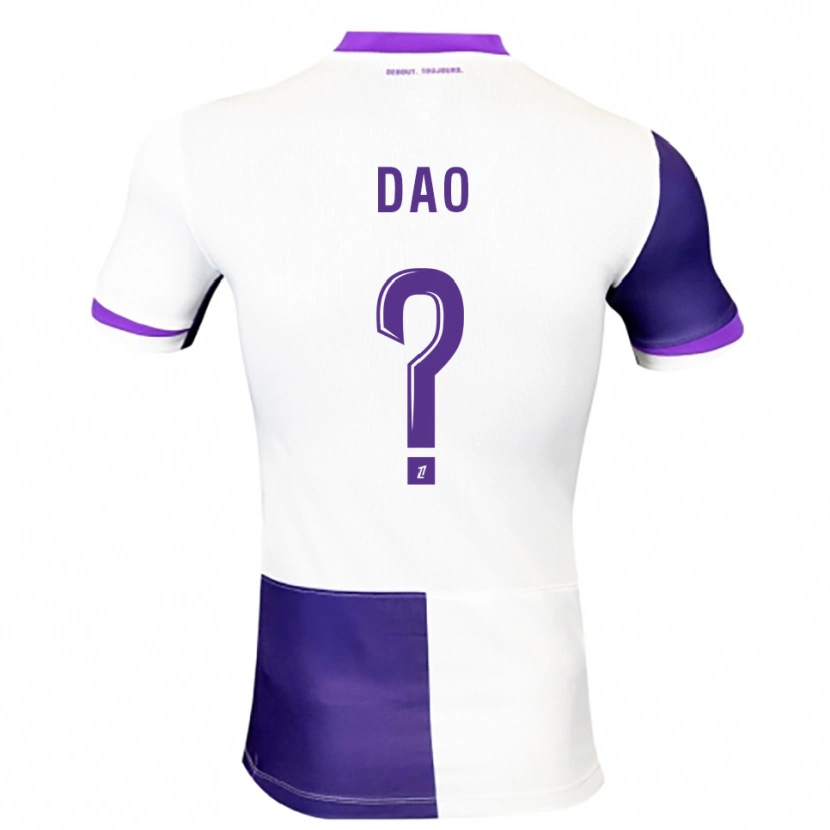 Danxen Dames Elyess Dao #0 Paars Wit Thuisshirt Thuistenue 2025/26 T-Shirt