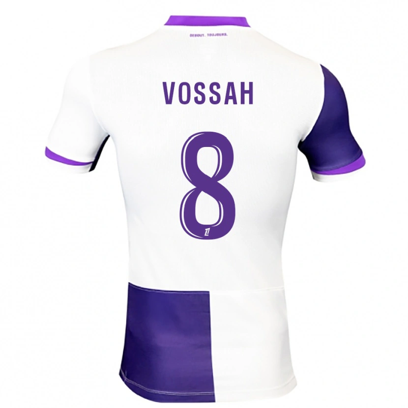 Danxen Dames Alexis Vossah #8 Paars Wit Thuisshirt Thuistenue 2025/26 T-Shirt