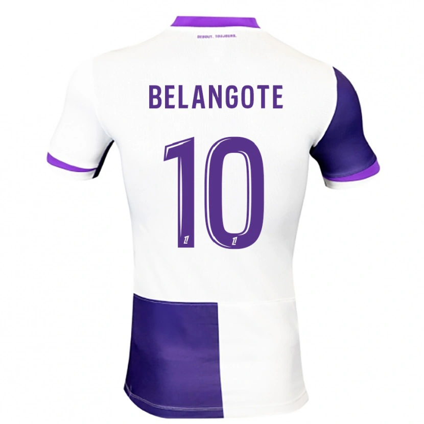 Danxen Dames Aël Belangote #10 Paars Wit Thuisshirt Thuistenue 2025/26 T-Shirt