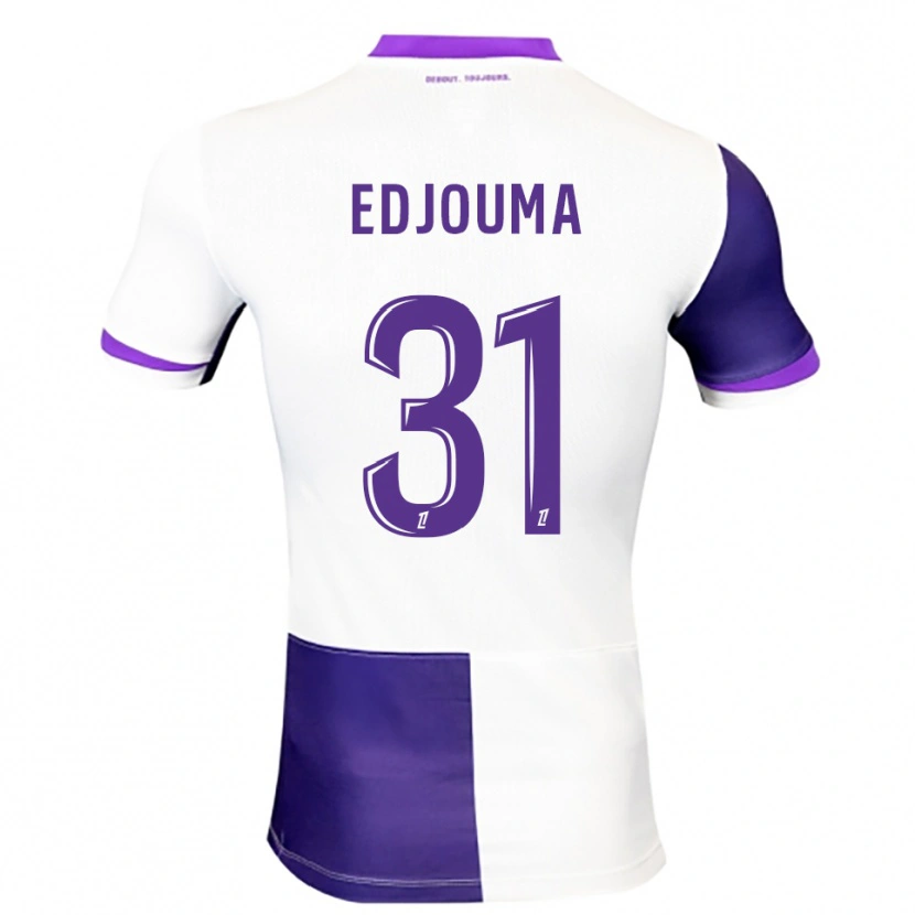 Danxen Dames Noah Edjouma #31 Paars Wit Thuisshirt Thuistenue 2025/26 T-Shirt