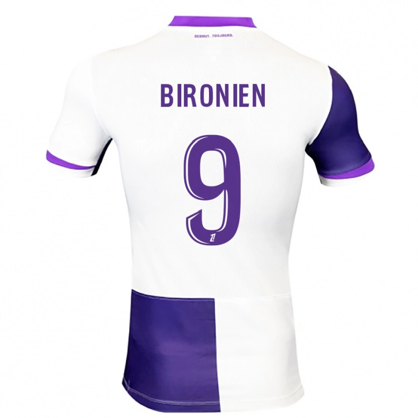 Danxen Dames Mymithye Bironien #9 Paars Wit Thuisshirt Thuistenue 2025/26 T-Shirt