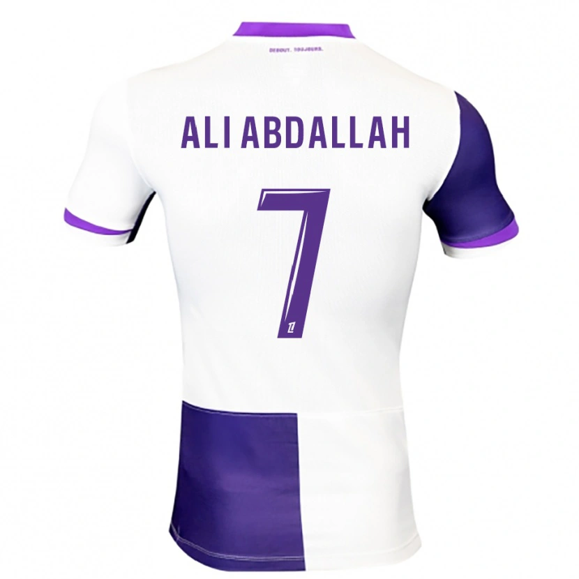Danxen Dames Nivine Ali Abdallah #7 Paars Wit Thuisshirt Thuistenue 2025/26 T-Shirt