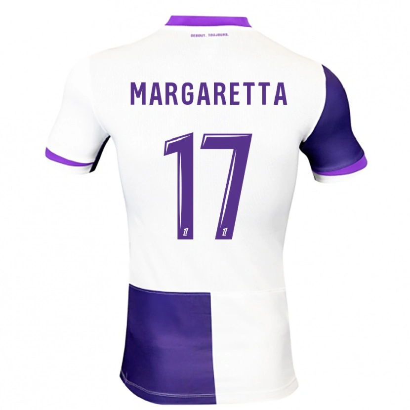 Danxen Dames Jessica Margaretta #17 Paars Wit Thuisshirt Thuistenue 2025/26 T-Shirt