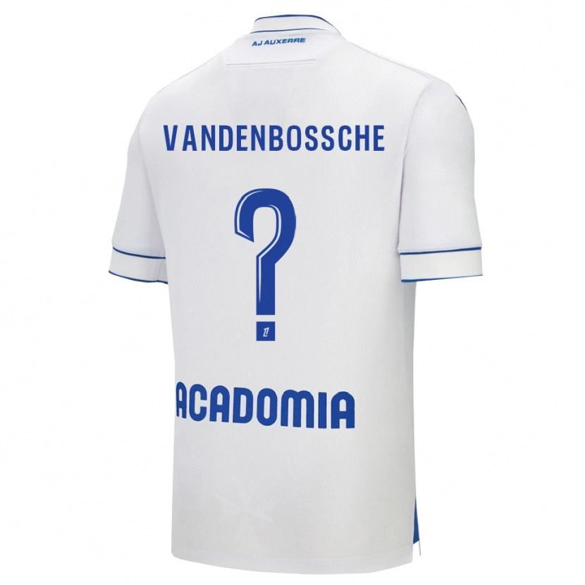 Danxen Dames Louka Vandenbossche #0 Wit Blauw Thuisshirt Thuistenue 2025/26 T-Shirt
