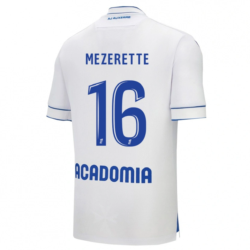 Danxen Dames Louis Mezerette #16 Wit Blauw Thuisshirt Thuistenue 2025/26 T-Shirt