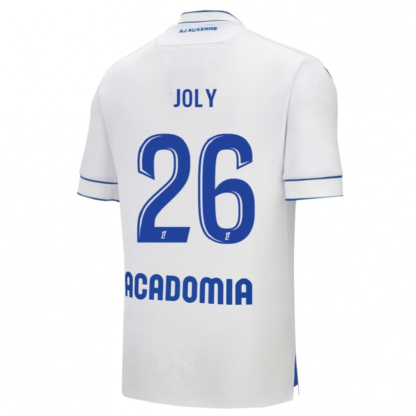 Danxen Dames Paul Joly #26 Wit Blauw Thuisshirt Thuistenue 2025/26 T-Shirt