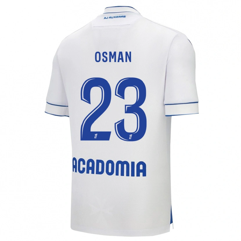 Danxen Dames Ibrahim Osman #23 Wit Blauw Thuisshirt Thuistenue 2025/26 T-Shirt
