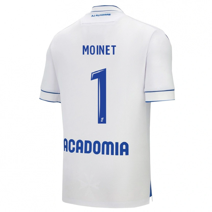Danxen Dames Victor Moinet #1 Wit Blauw Thuisshirt Thuistenue 2025/26 T-Shirt