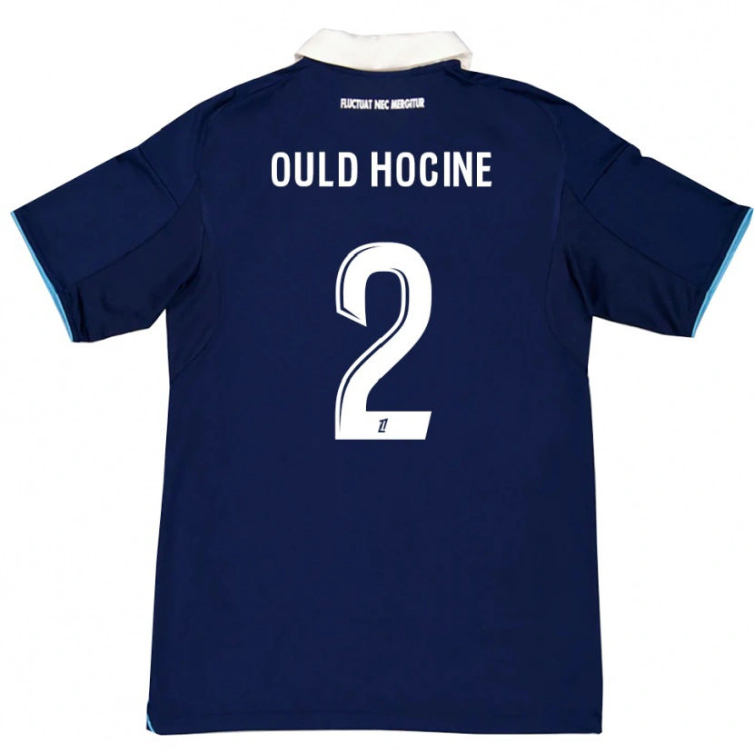 Danxen Dames Célina Ould Hocine #2 Donkerblauw Wit Thuisshirt Thuistenue 2025/26 T-Shirt