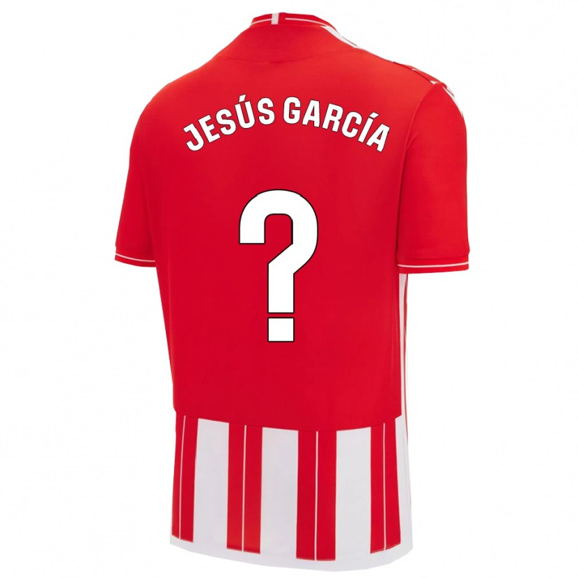 Danxen Dames Jesús García #0 Rood Wit Thuisshirt Thuistenue 2025/26 T-Shirt